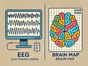 فرق نوار مغزی EEG با نقشه مغزی QEEG