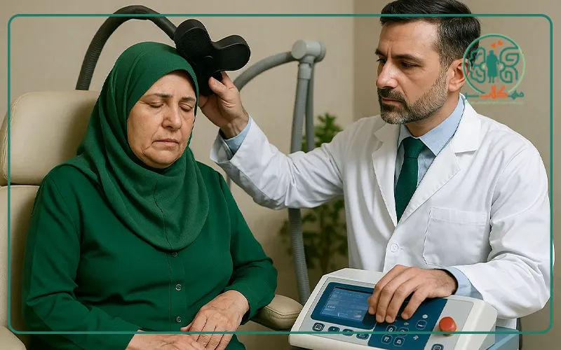 مراحل درمان سکته مغزی با rTMS